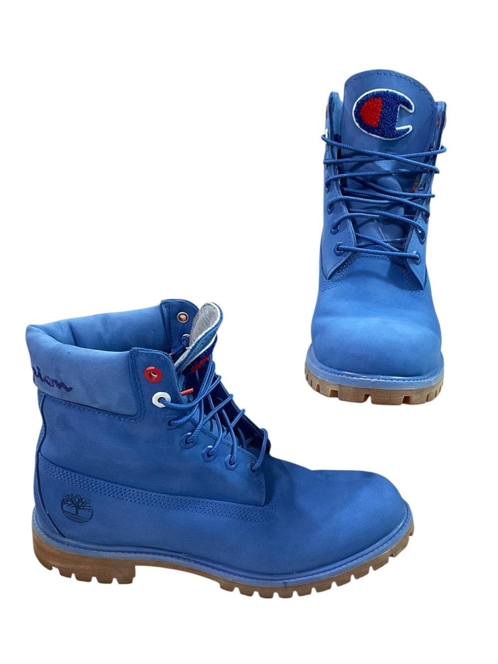 Timberland x Champion 6-Inch Premium Boots Surf Blue Men’s 10.5 A1UCG